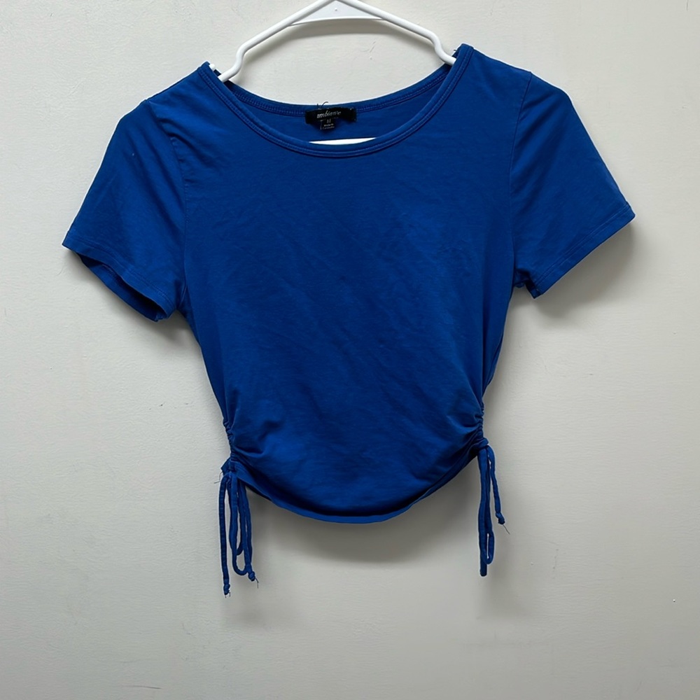 Blue Crop Top - Size M (Juniors)